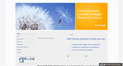Desktop Screenshot of chromeextensioncreator.com
